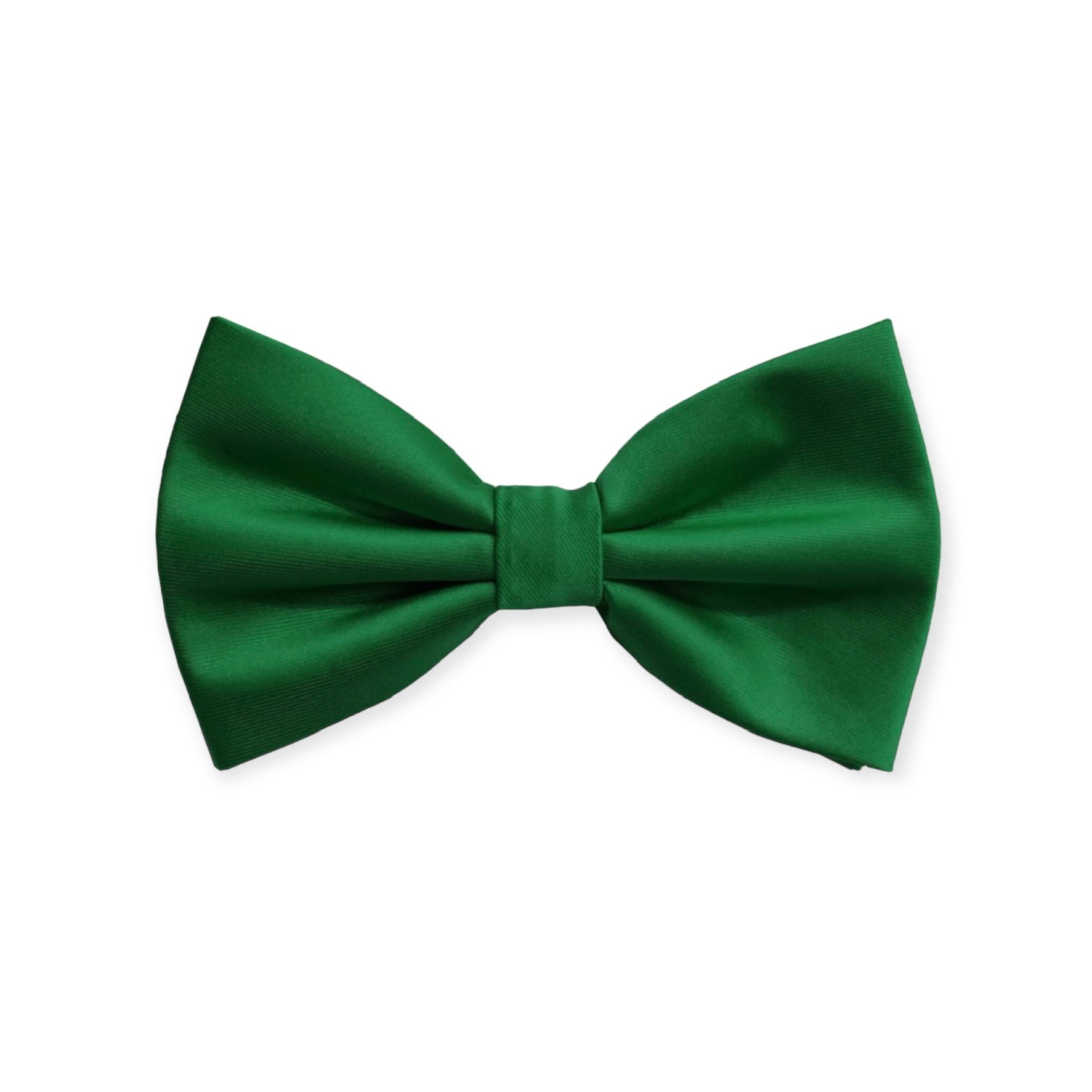 Solid Emerald Green Bow Tie and Hanky